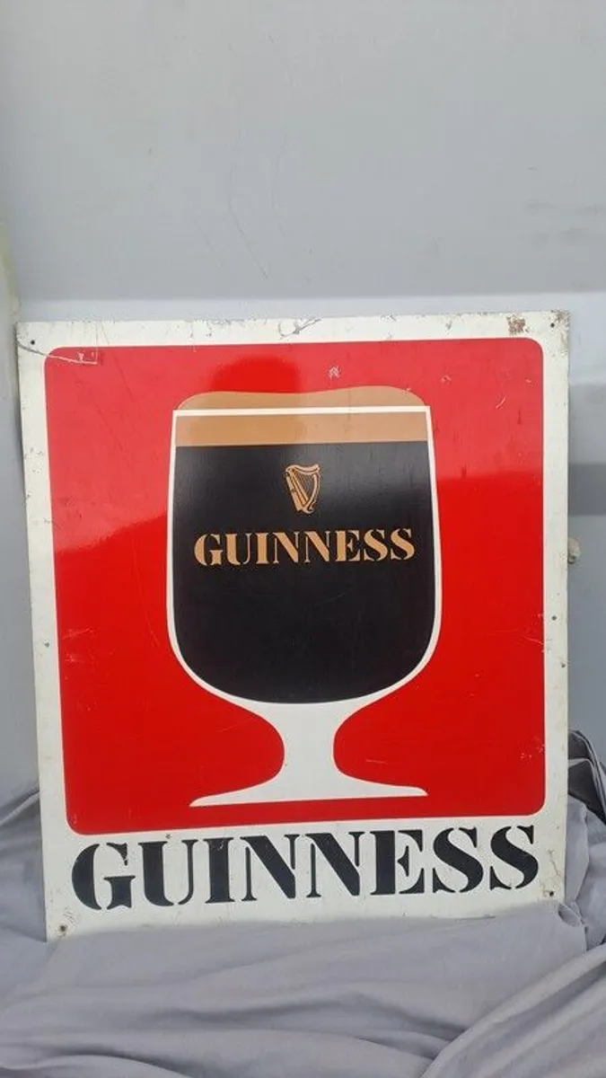 Old Guiness Sign - Image 1