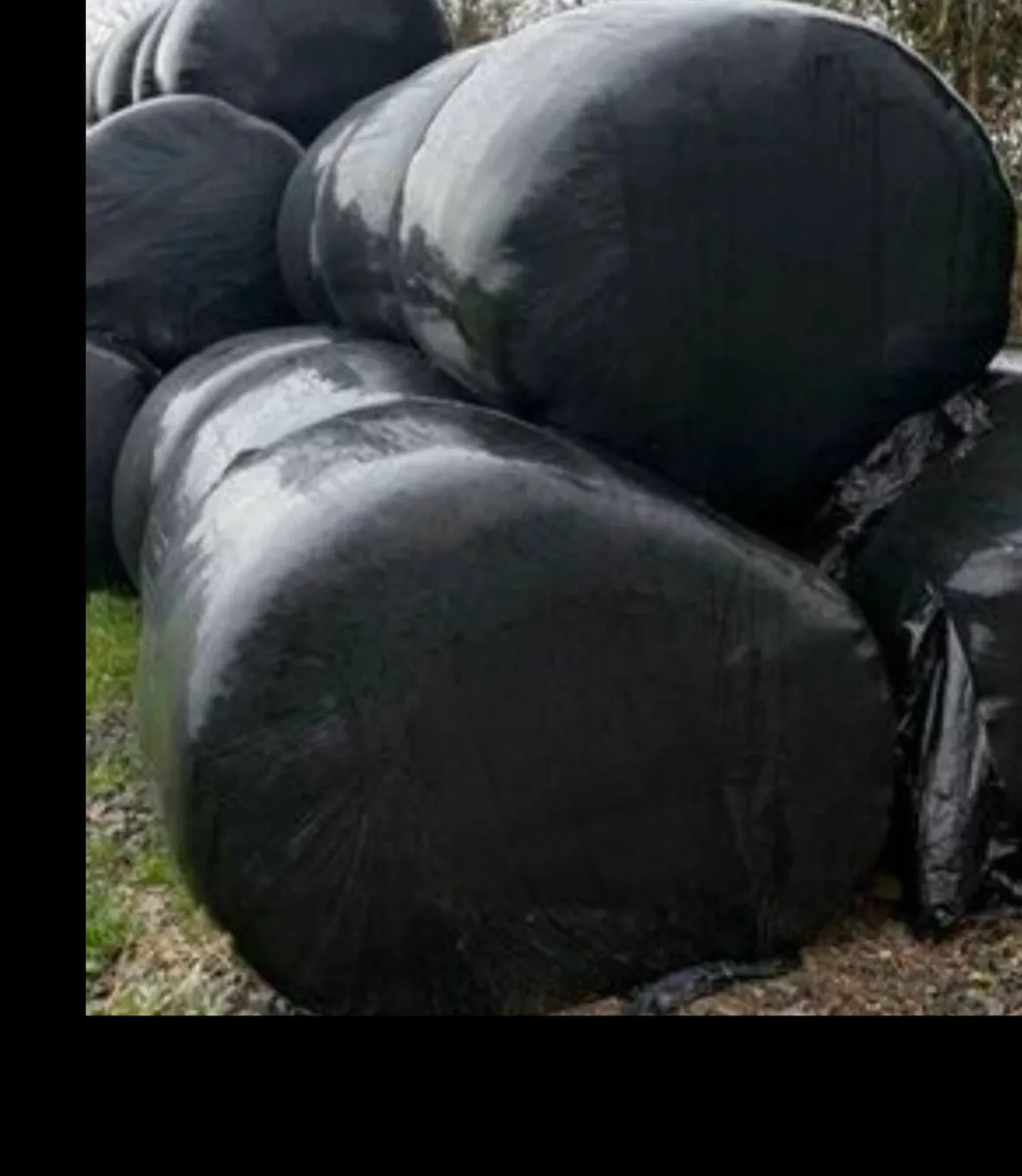 Round bale silage