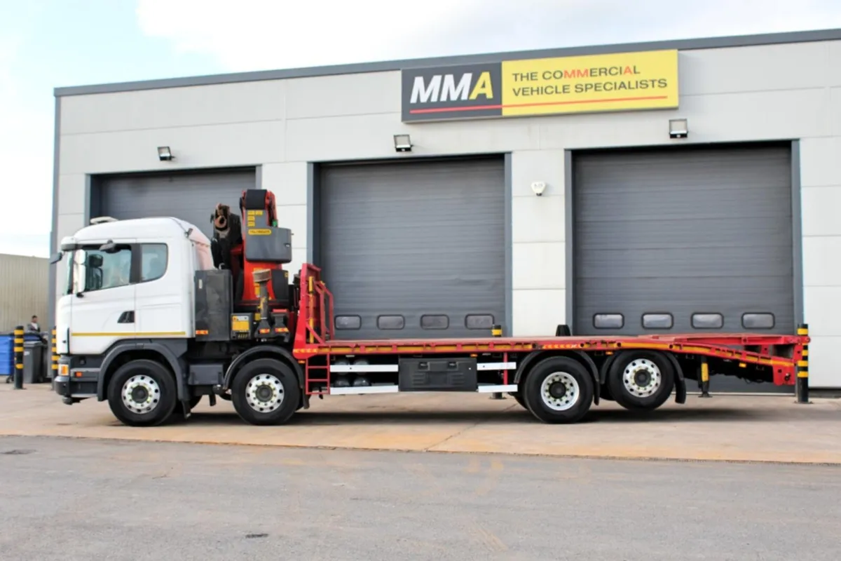 2013 SCANIA G400 8X2 BEAVERTAIL & PK40002-EH CRANE - Image 4