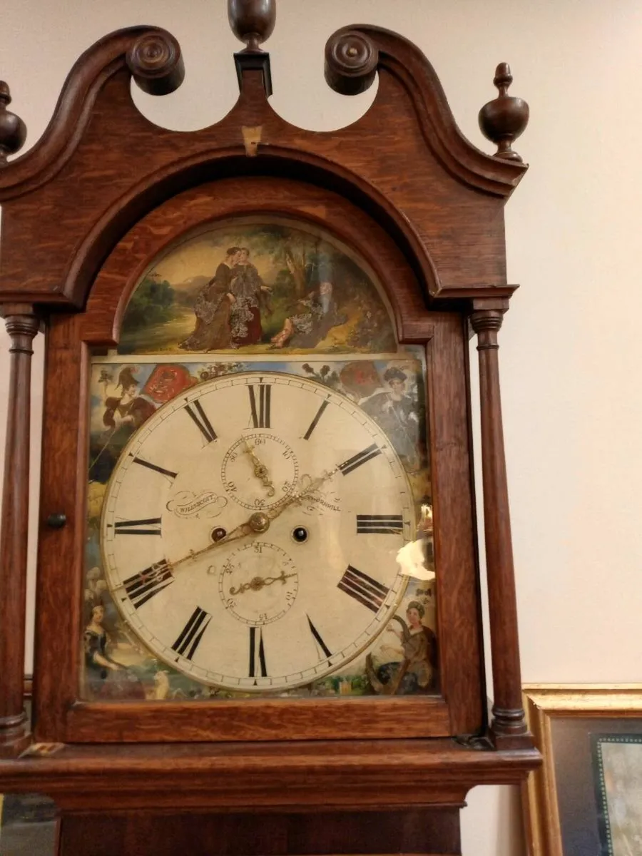 18th century grandfather clock - Image 4