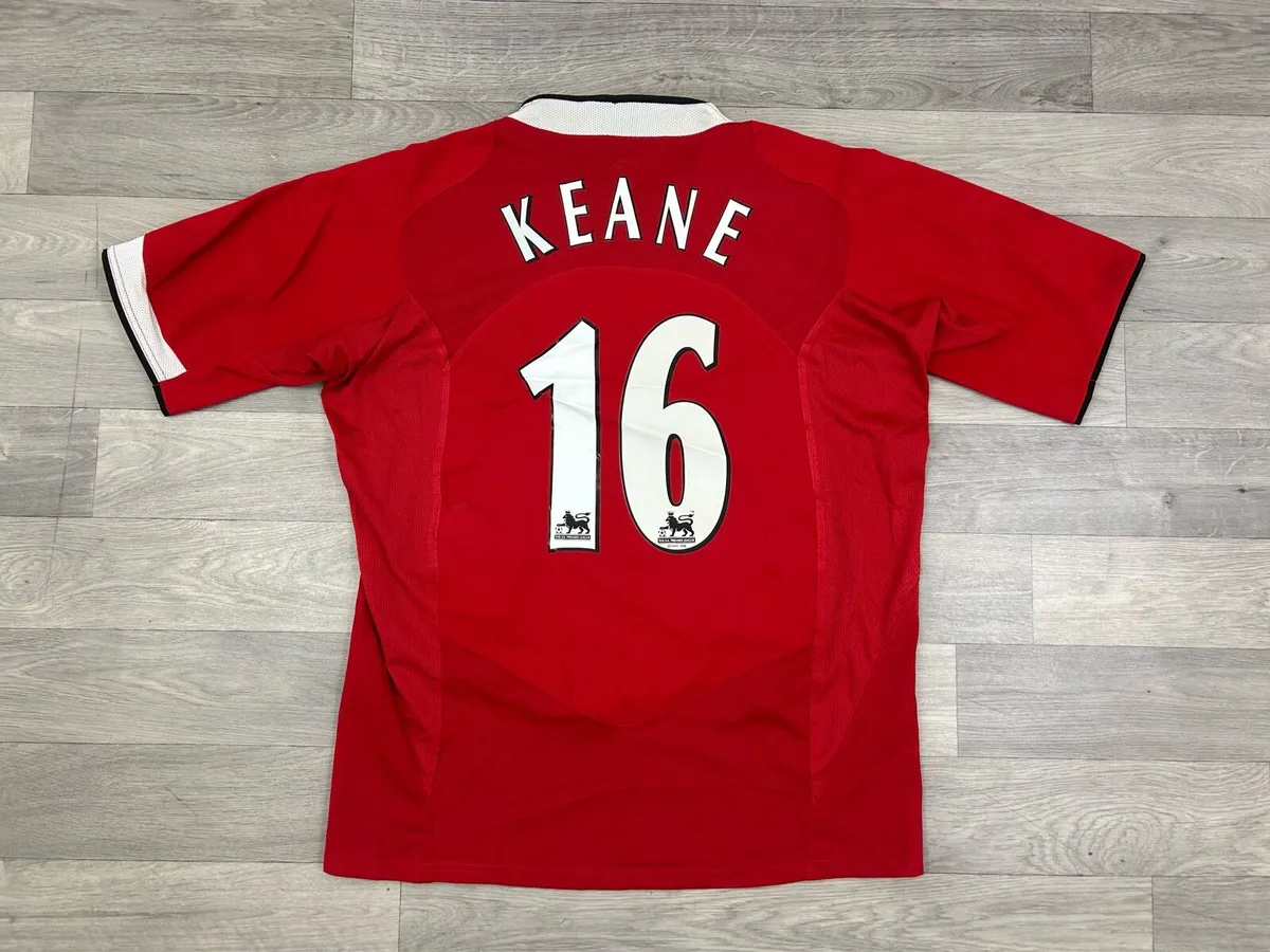 Vintage 2004 Manchester United Roy Keane Jersey L - Image 1
