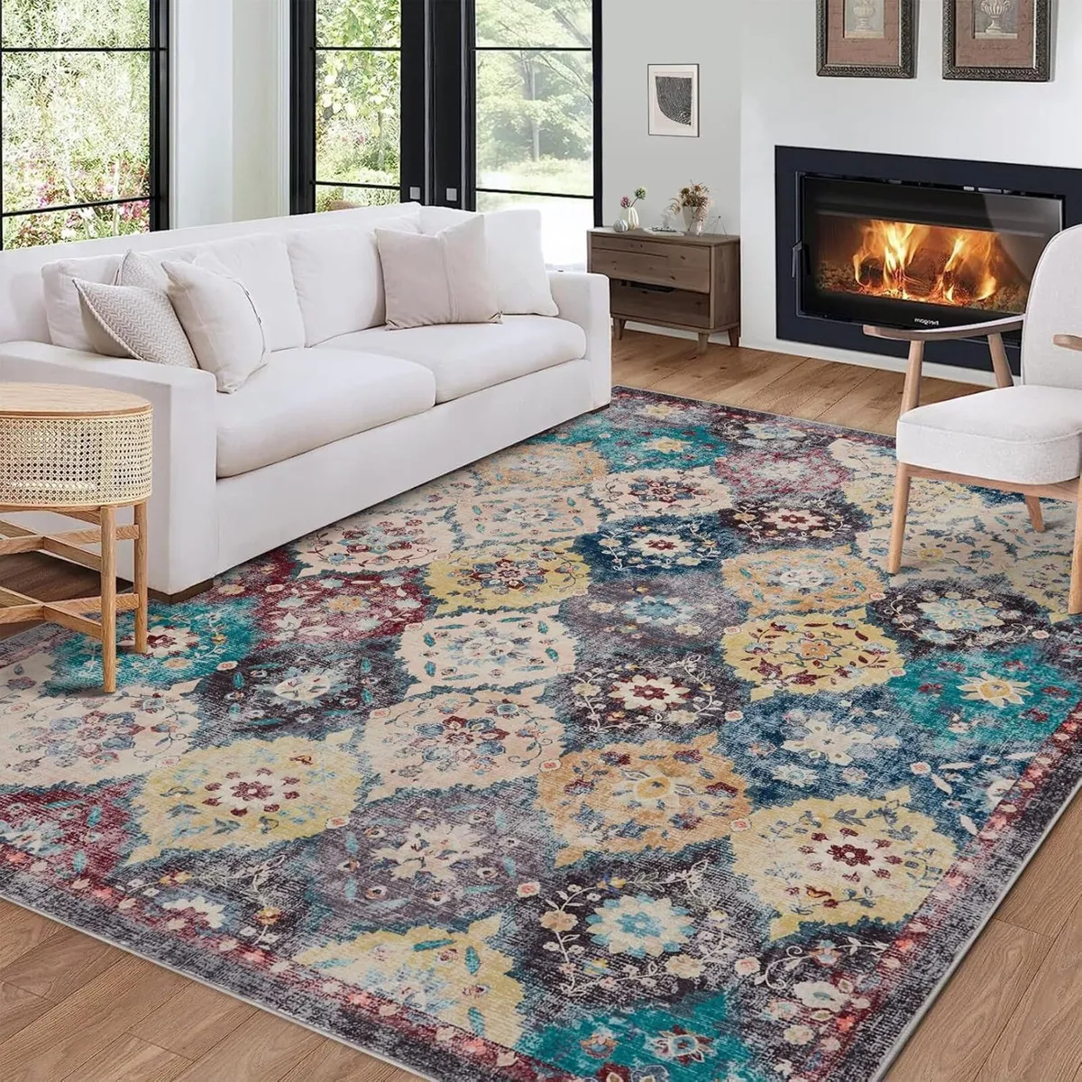 Large Rugs Living Room Washable Rug for Bedroom - Image 1