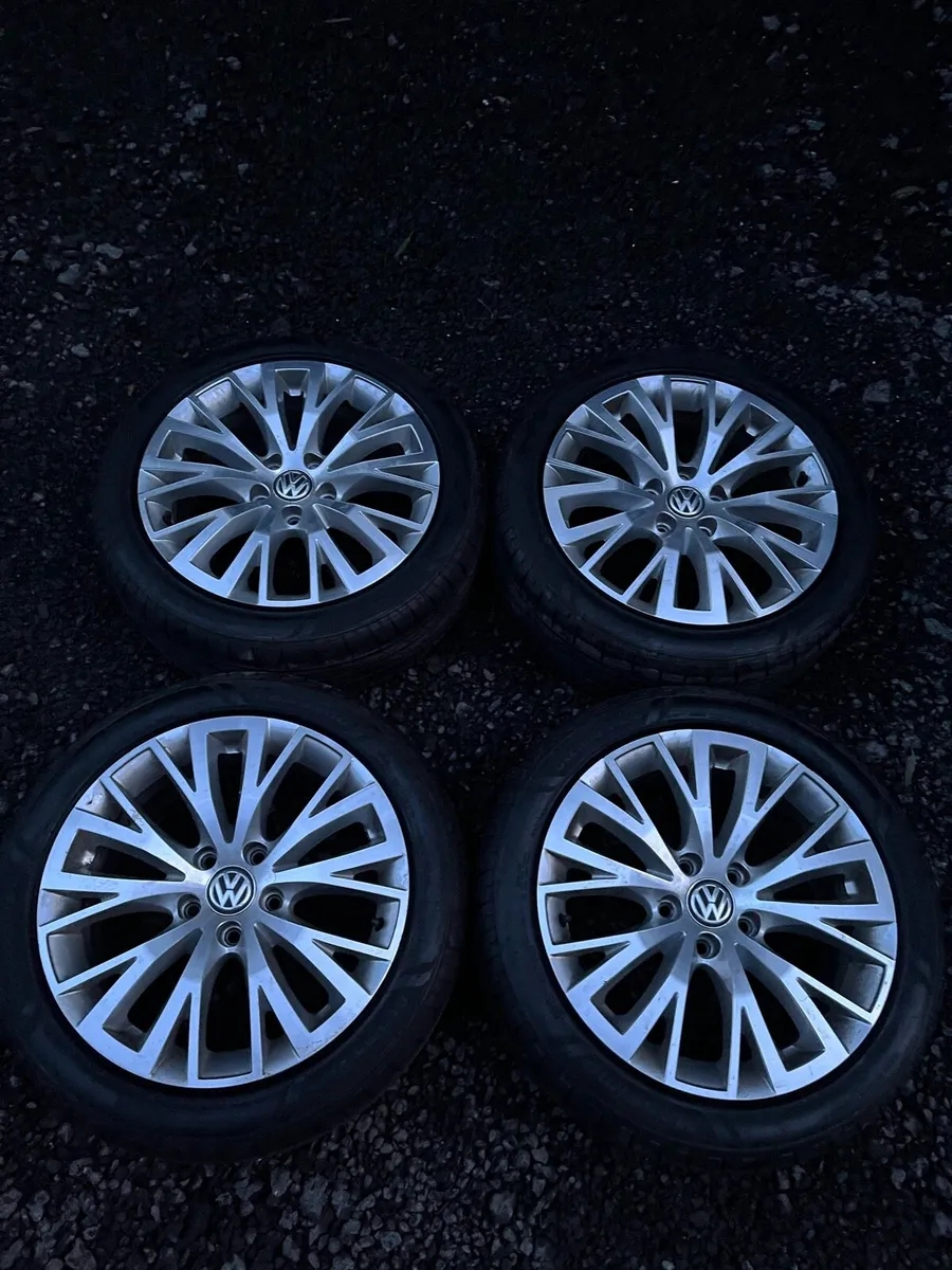 17’ Genuine VW GOLF CADDY 5x112 alloy wheels - Image 1