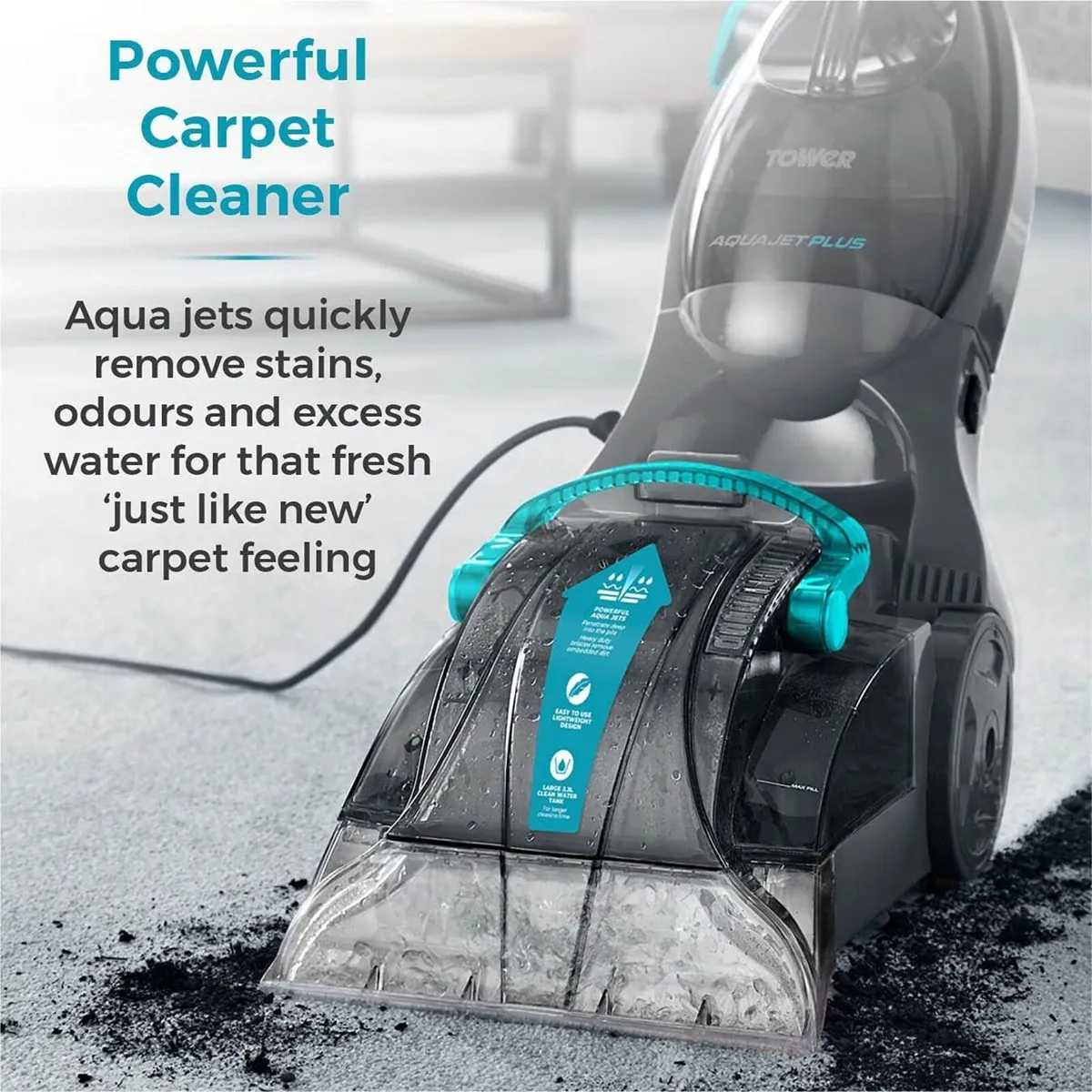 T548002 TCW5 AQUAJETPLUS Carpet Washer with - Image 3
