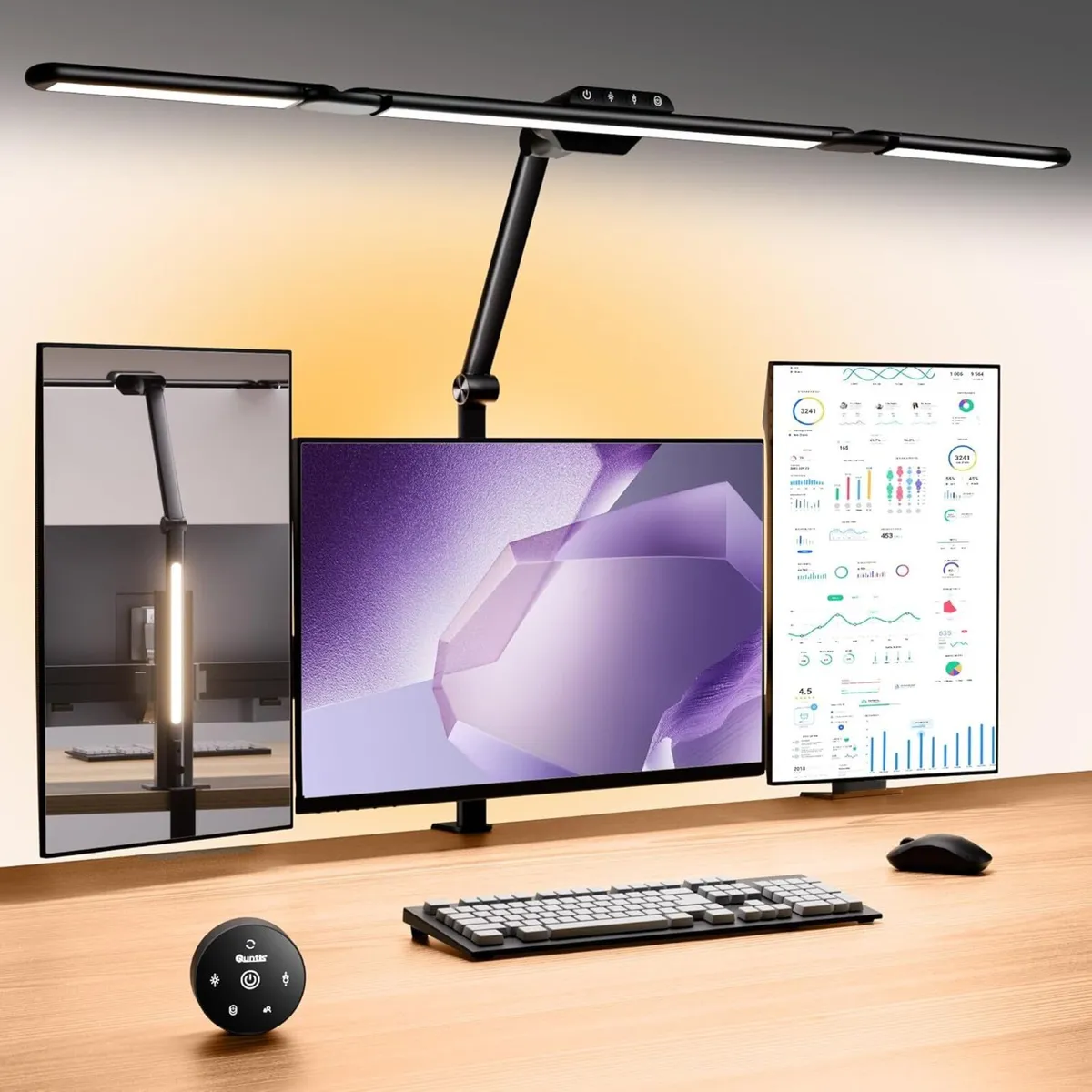 LED Desk Lamp with Radar Sensor 82.5cm Remote - Image 1