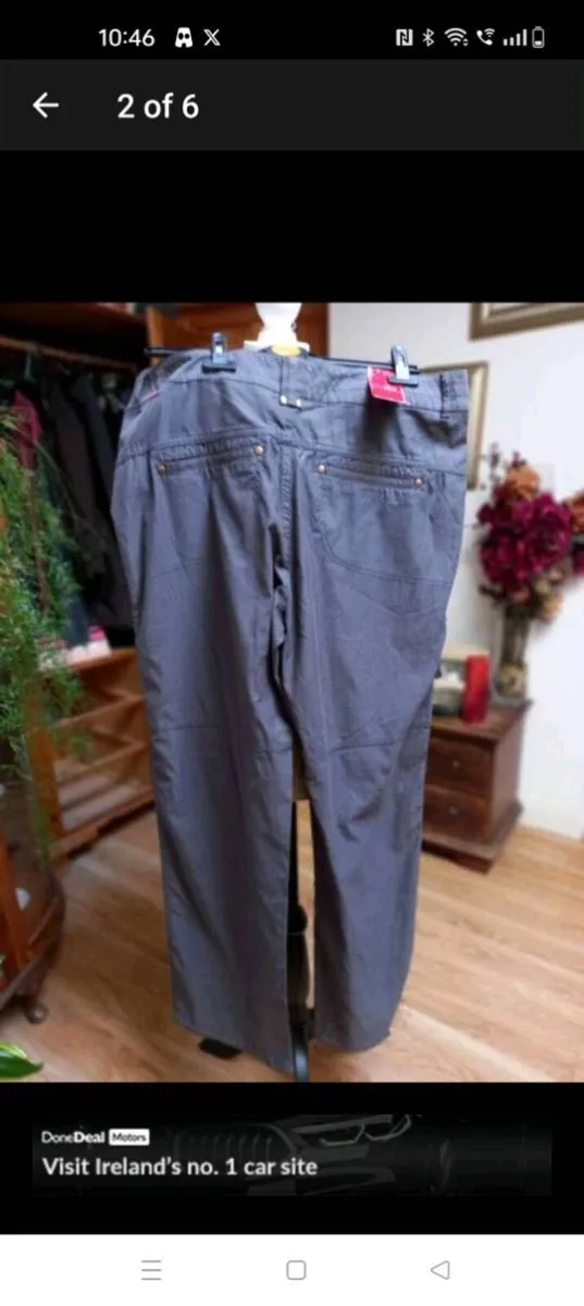 Ladies Grey Jackpot trousers. New with tags. - Image 2
