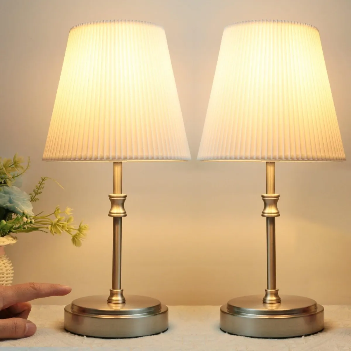 Bedside Lamps Touch Control Table Lamp Nightstand - Image 1