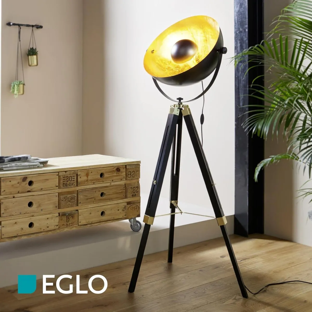 Covaleda 1-Flame Industrial and Vintage Floor - Image 4