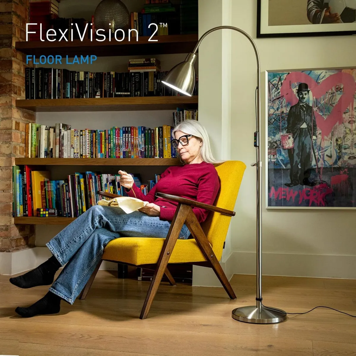 FlexiVision 2™ LED Floor Lamp – 3 500 Lux 5 - Image 2