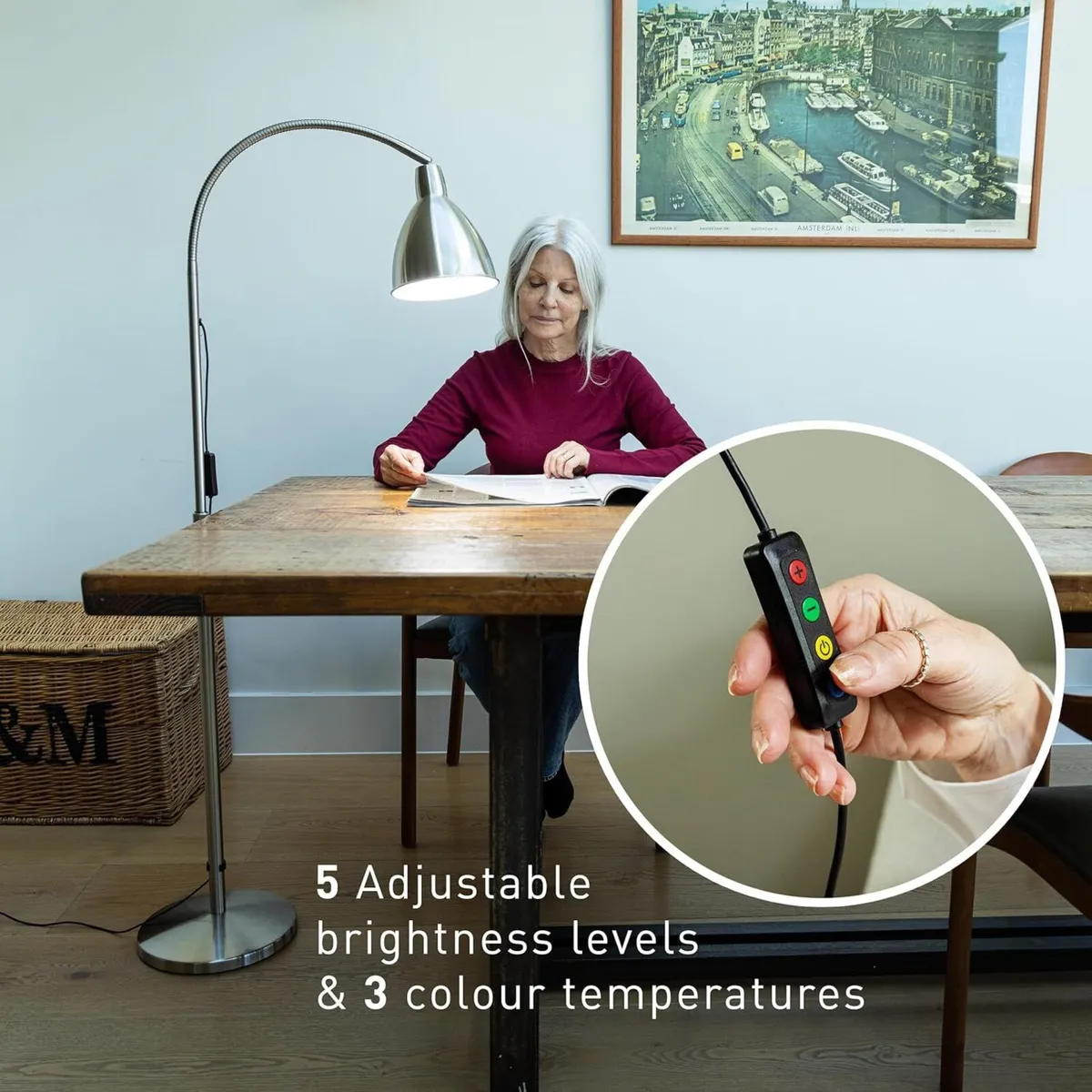 FlexiVision 2™ LED Floor Lamp – 3 500 Lux 5 - Image 3