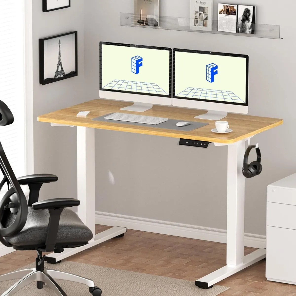 ONE PIECE Electric Standing Desk Height Adjustable - Image 2