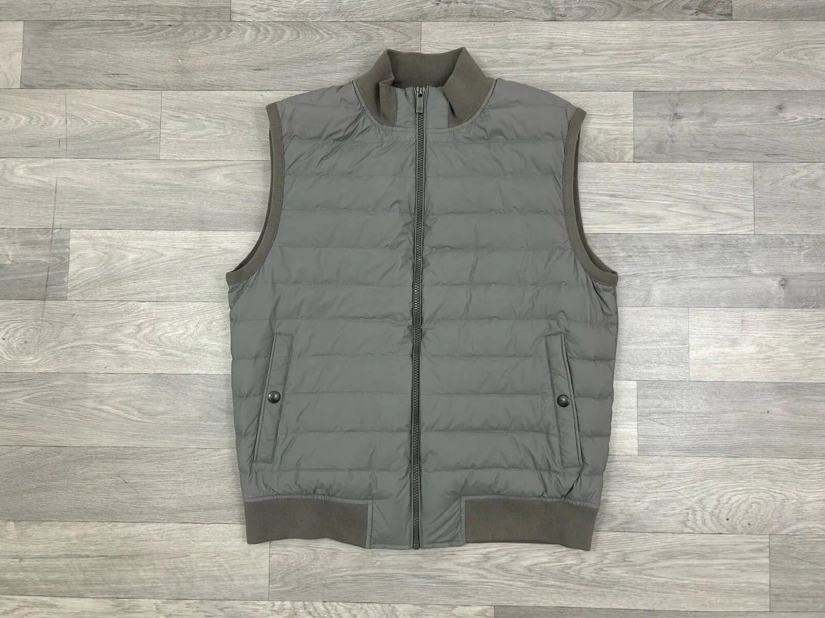 Massimo Dutti Down Bodywamer Gilet Mens M/L - Image 1