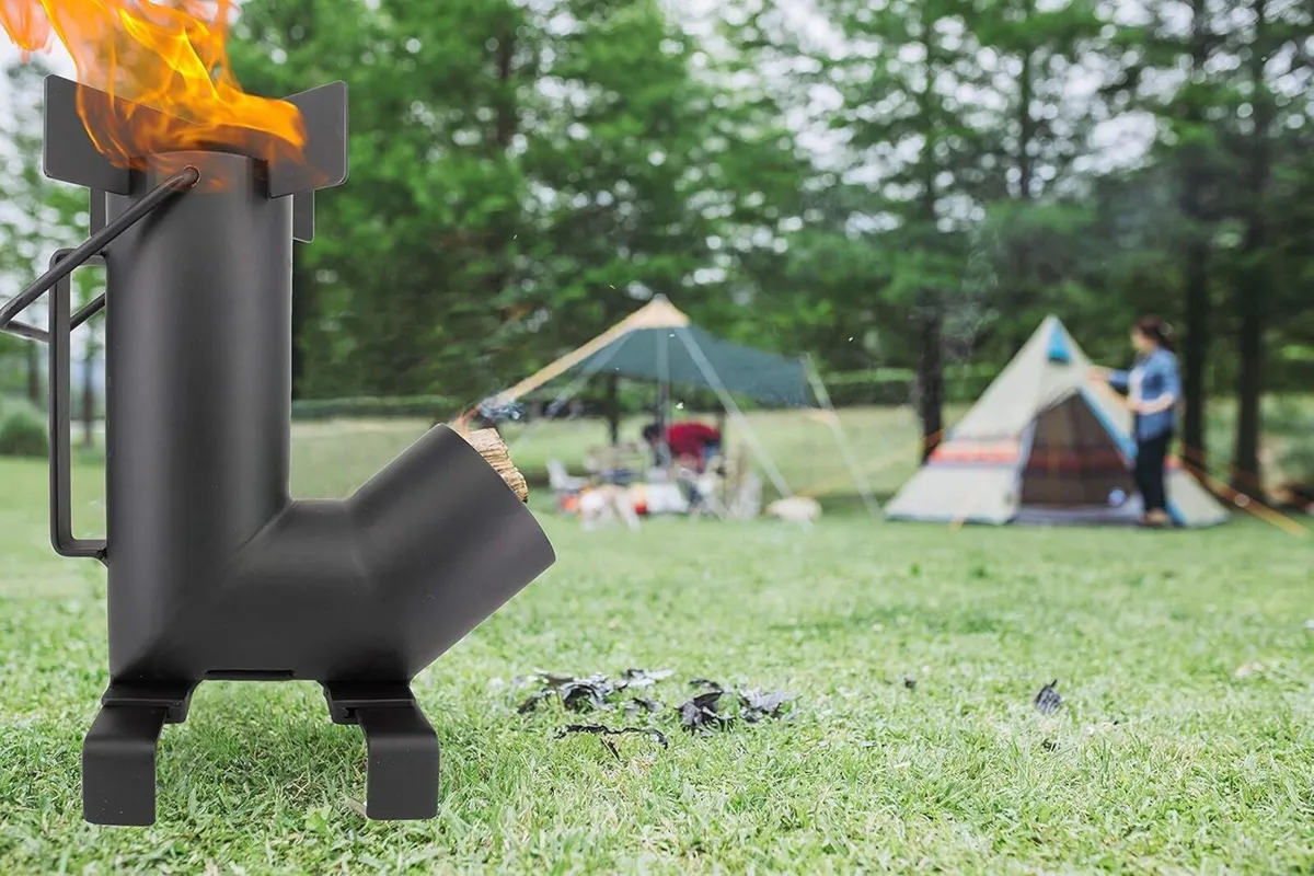 Camping Rocket Stove by with FREE Carrying Bag - - Image 2