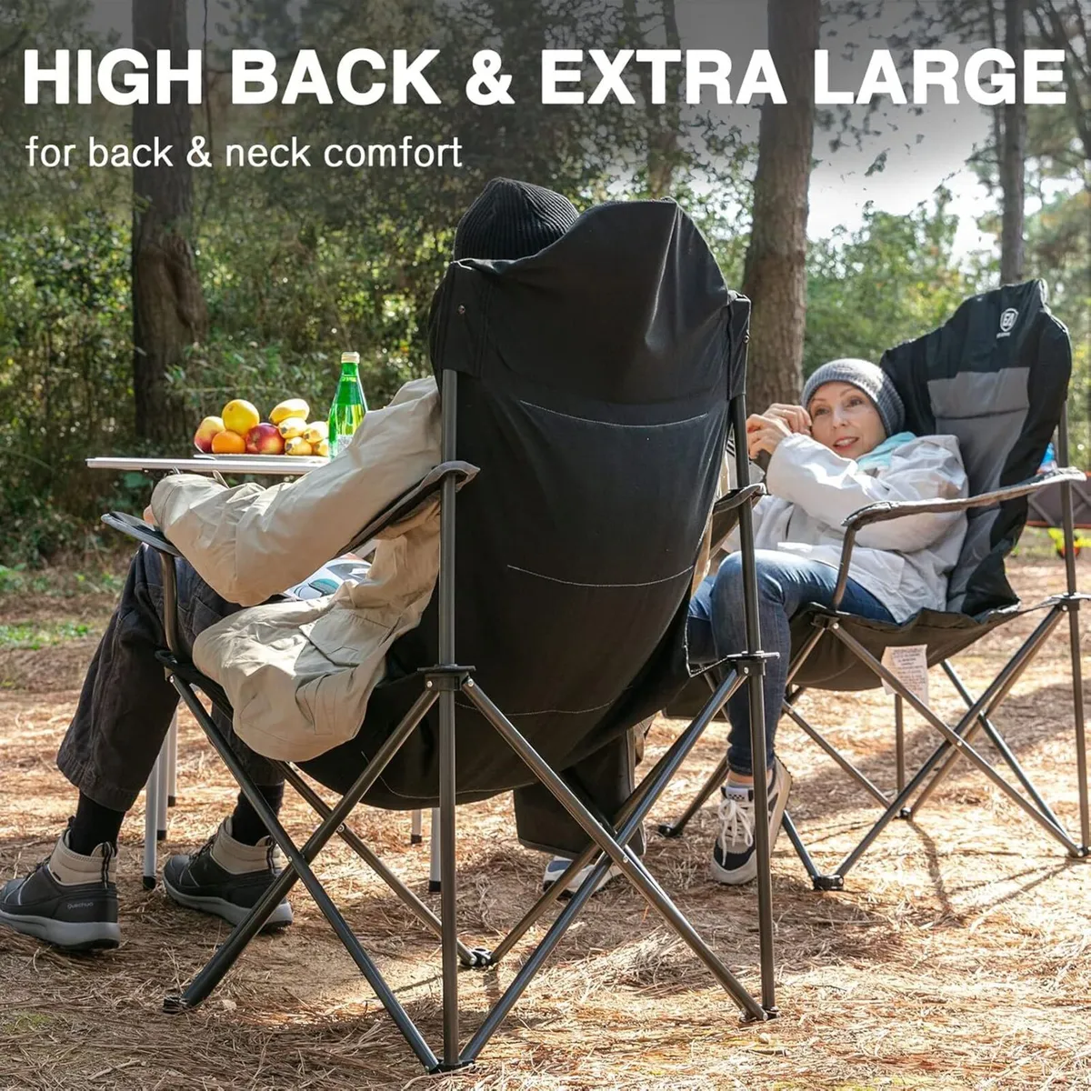 Camping Chairs for Adults Heavy Duty Folding - Image 4