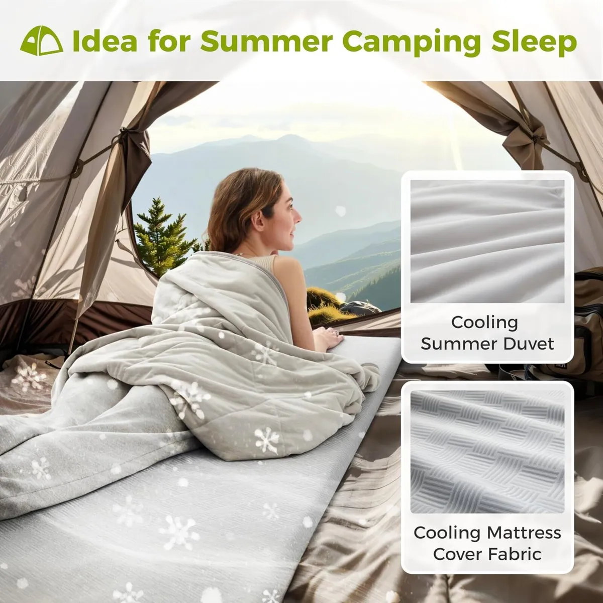 Foam Camping Mattress with Storage Bag Removable - Image 2