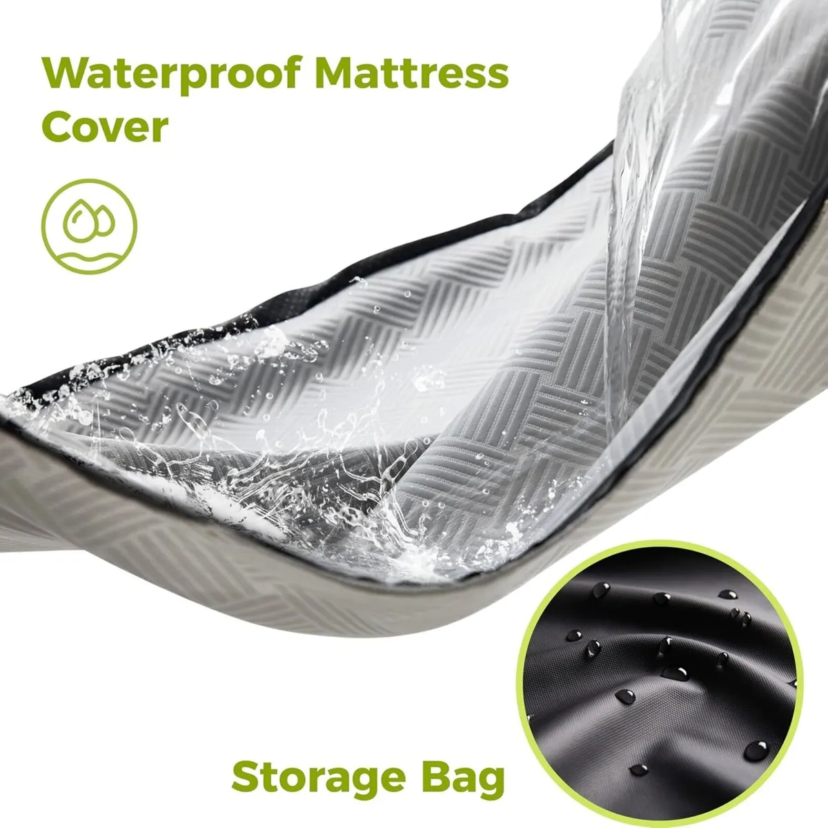 Foam Camping Mattress with Storage Bag Removable - Image 3