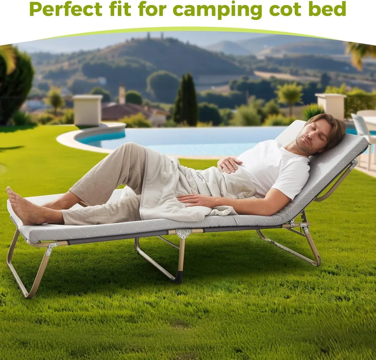 Foam Camping Mattress with Storage Bag Removable - Image 4