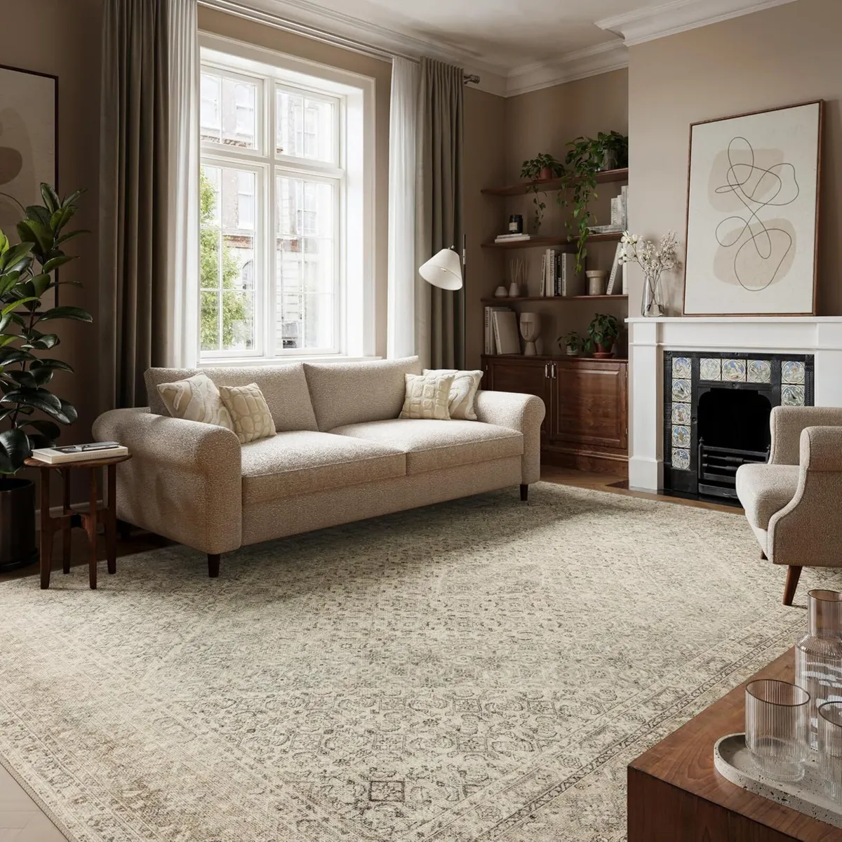 Machine Washable Rug 275x366cm 75% Recycled - Image 2