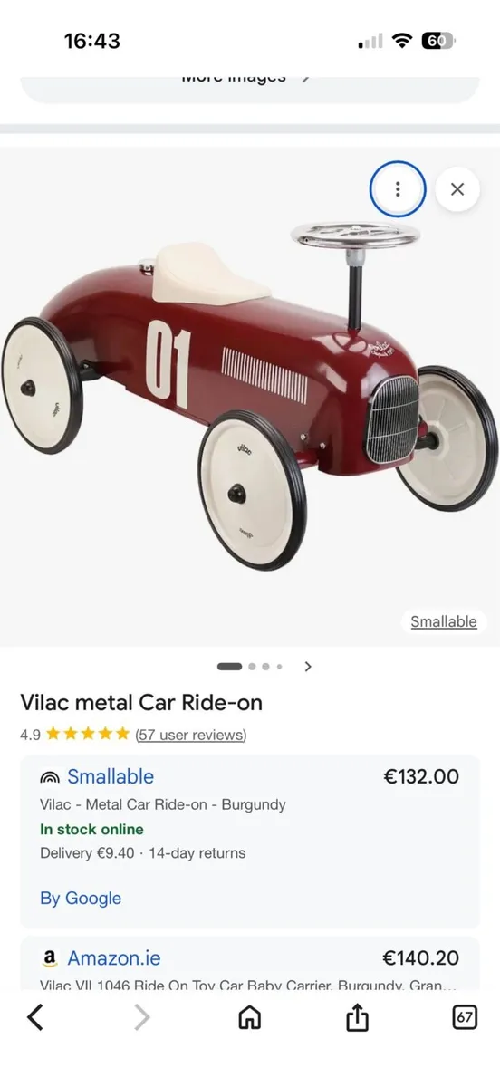 Vilac red toddler car