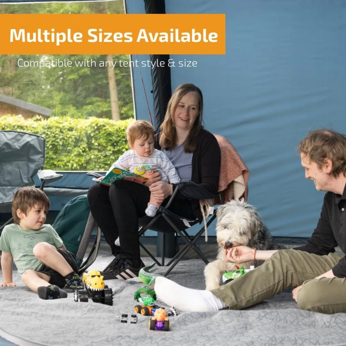 Universal Tent Carpet Luxury Camping Rug with - Image 2