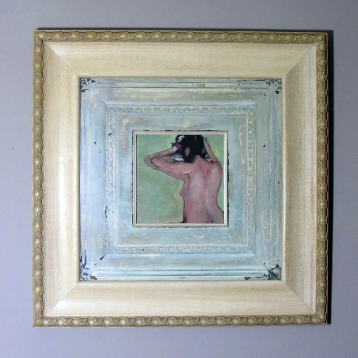Large Framed Original Painting – 76 × 76 cm - Image 1
