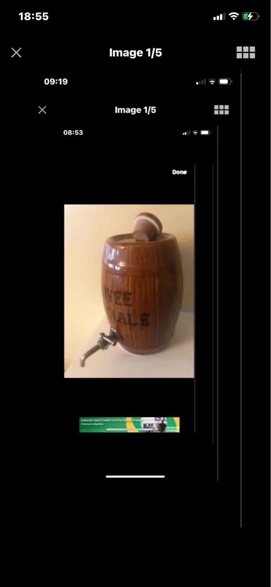 Ceramic Drinks Barrel - Image 1