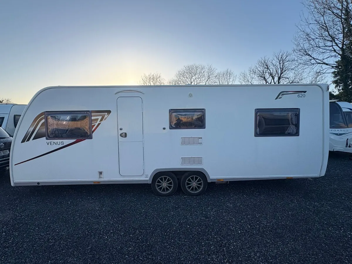 2018 Lunar 6 Berth Fixed Bed Caravan For Sale - Image 3