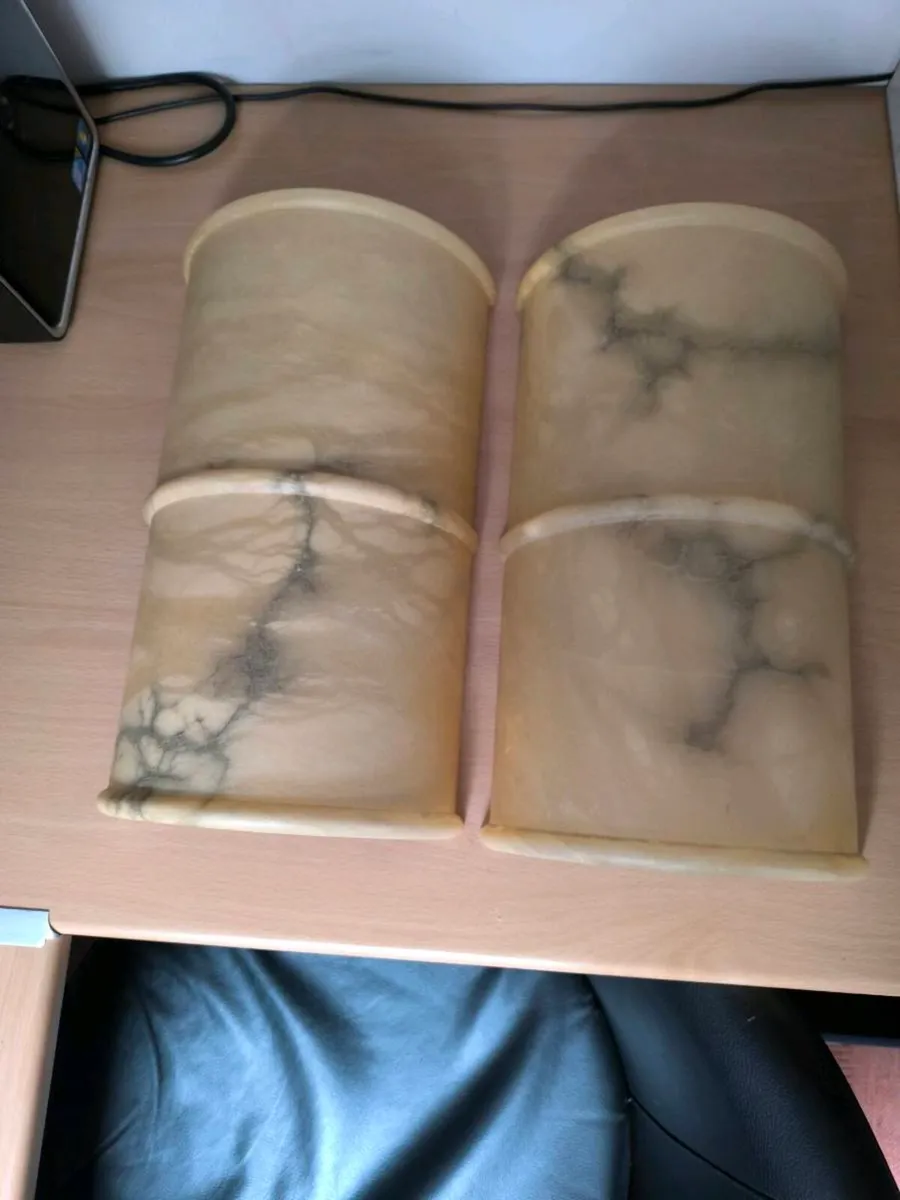 Marble wall lights - Image 1