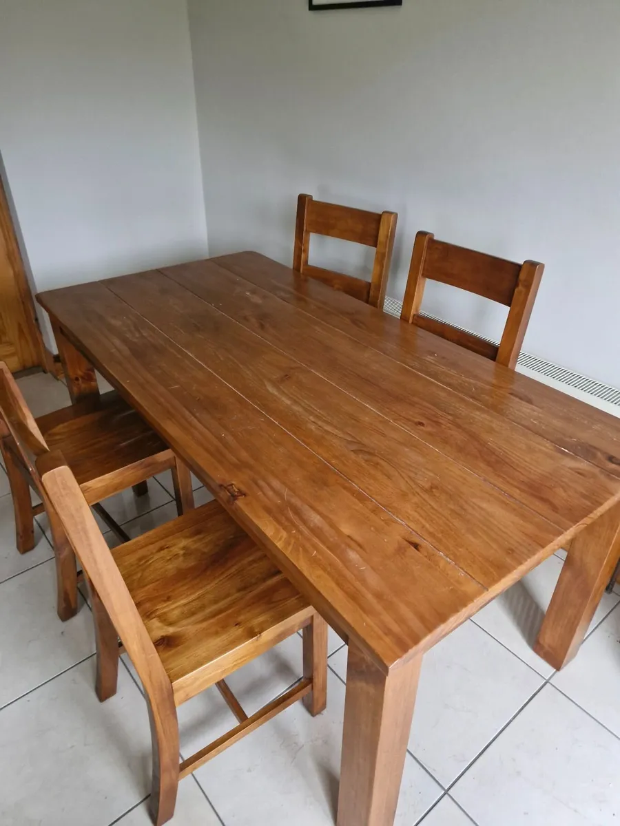 Kitchen Table & 4 Chairs - Image 2