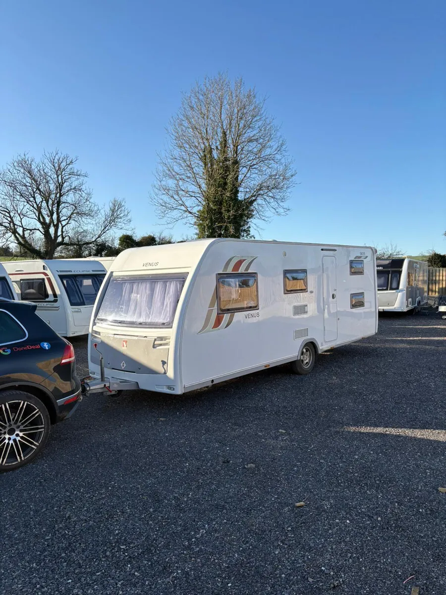 2015 Lunar 6 Berth Fixed Bunkbeds Caravan - Image 3