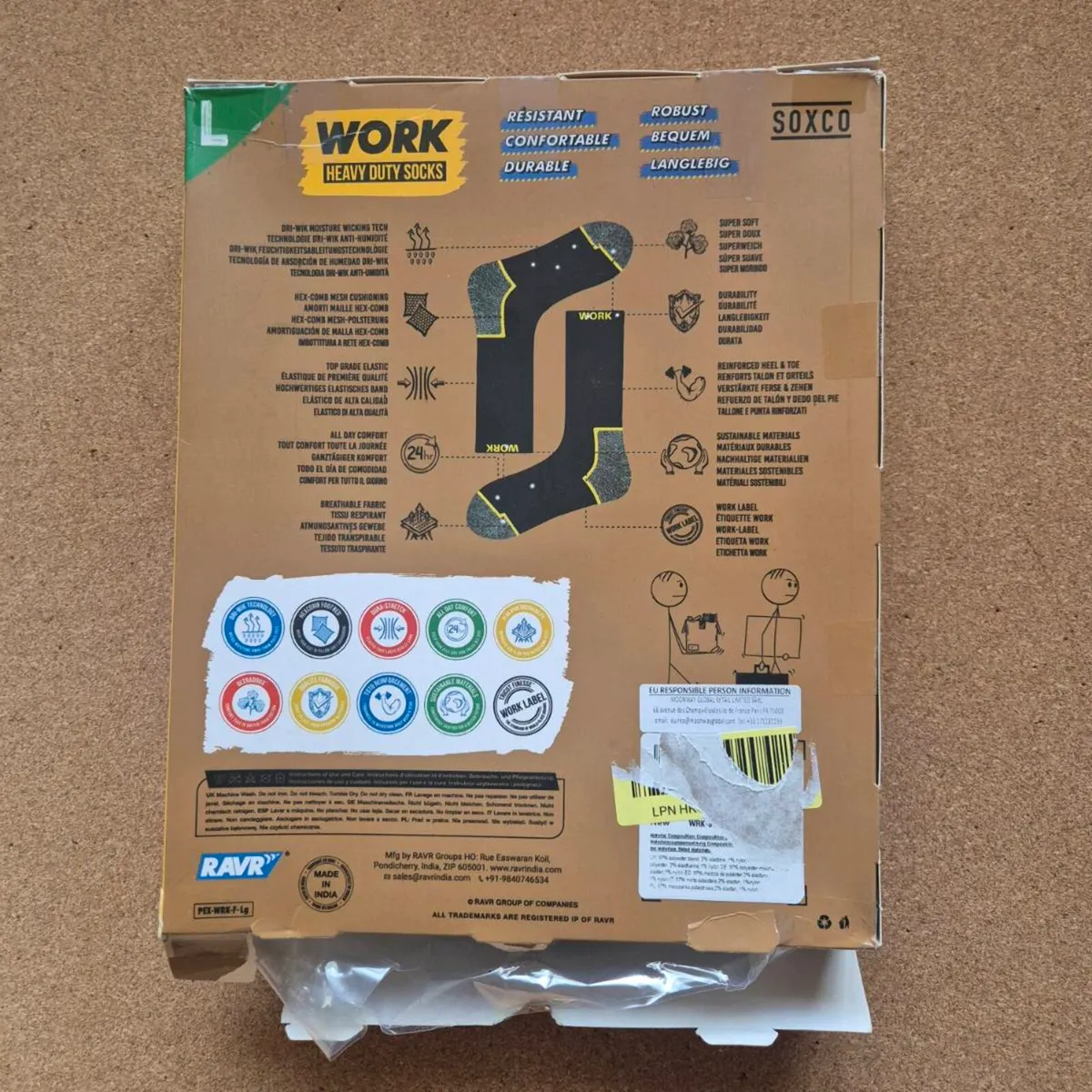 10x Work Socks, Heavy Duty, Brand New - Image 2