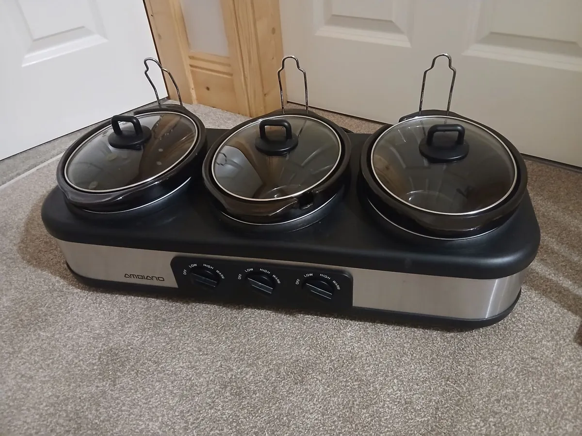 Triple Slow cooker