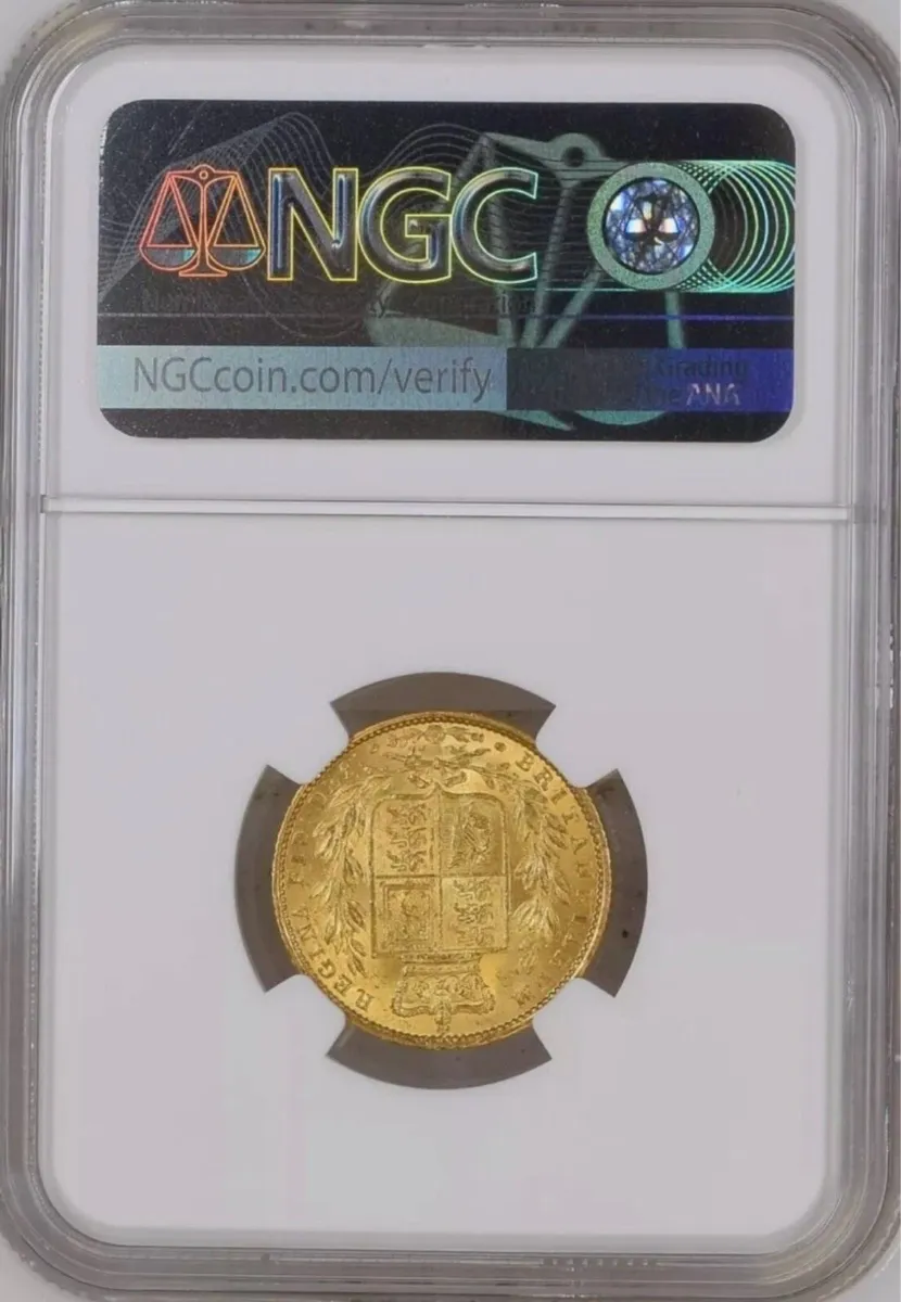 1851 British Gold Sovereign Coin - Image 2