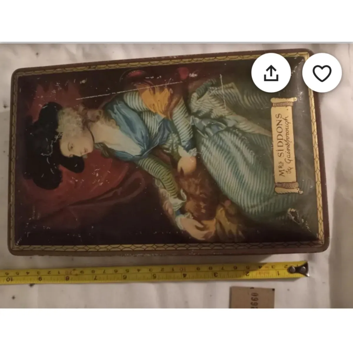 vintage Macfarlane, Lang & Co. Ltd. sample tin