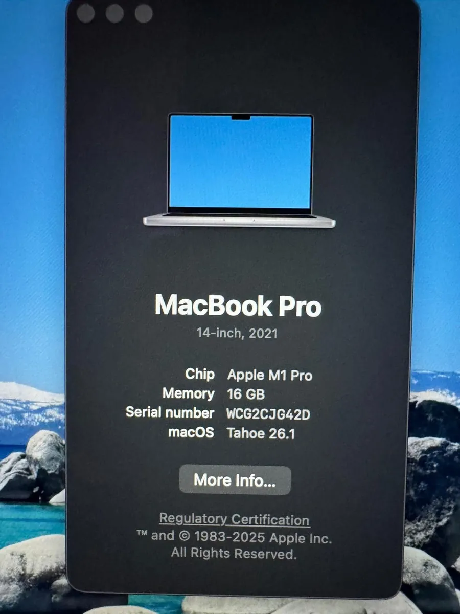 Macbook Pro 14" M1 Pro | 16GB | 512GB - Image 2