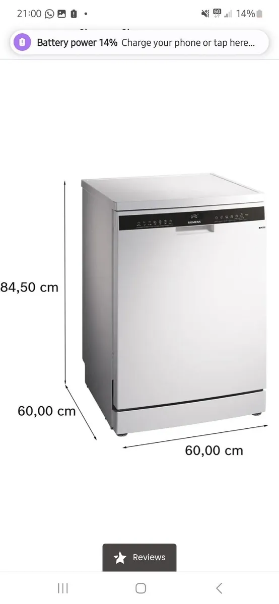 Siemens IQ300 Dishwasher - Image 1