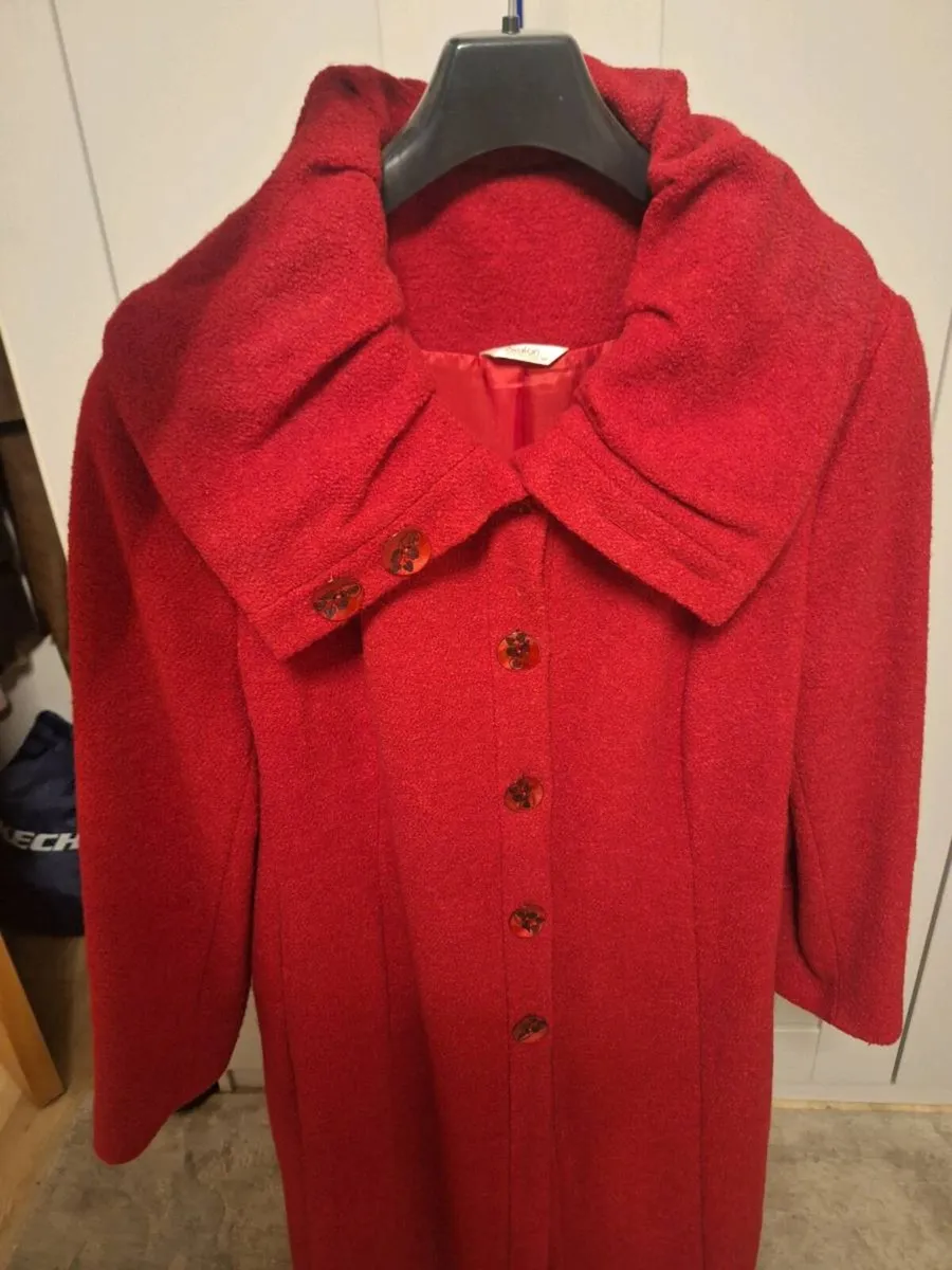 Ladies Red Coat - Image 1
