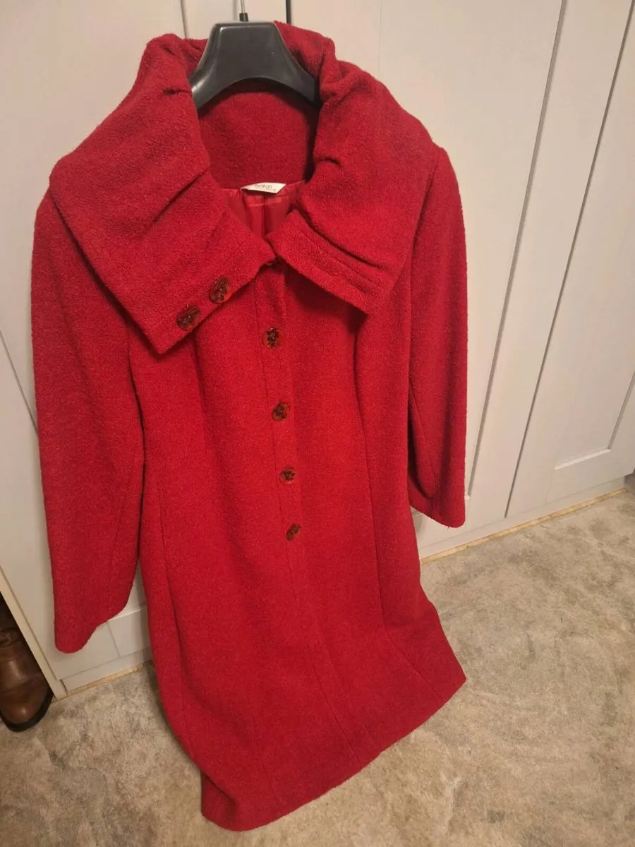 Ladies Red Coat - Image 3