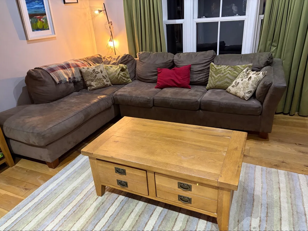 L shape sofa fabric *free* - Image 1