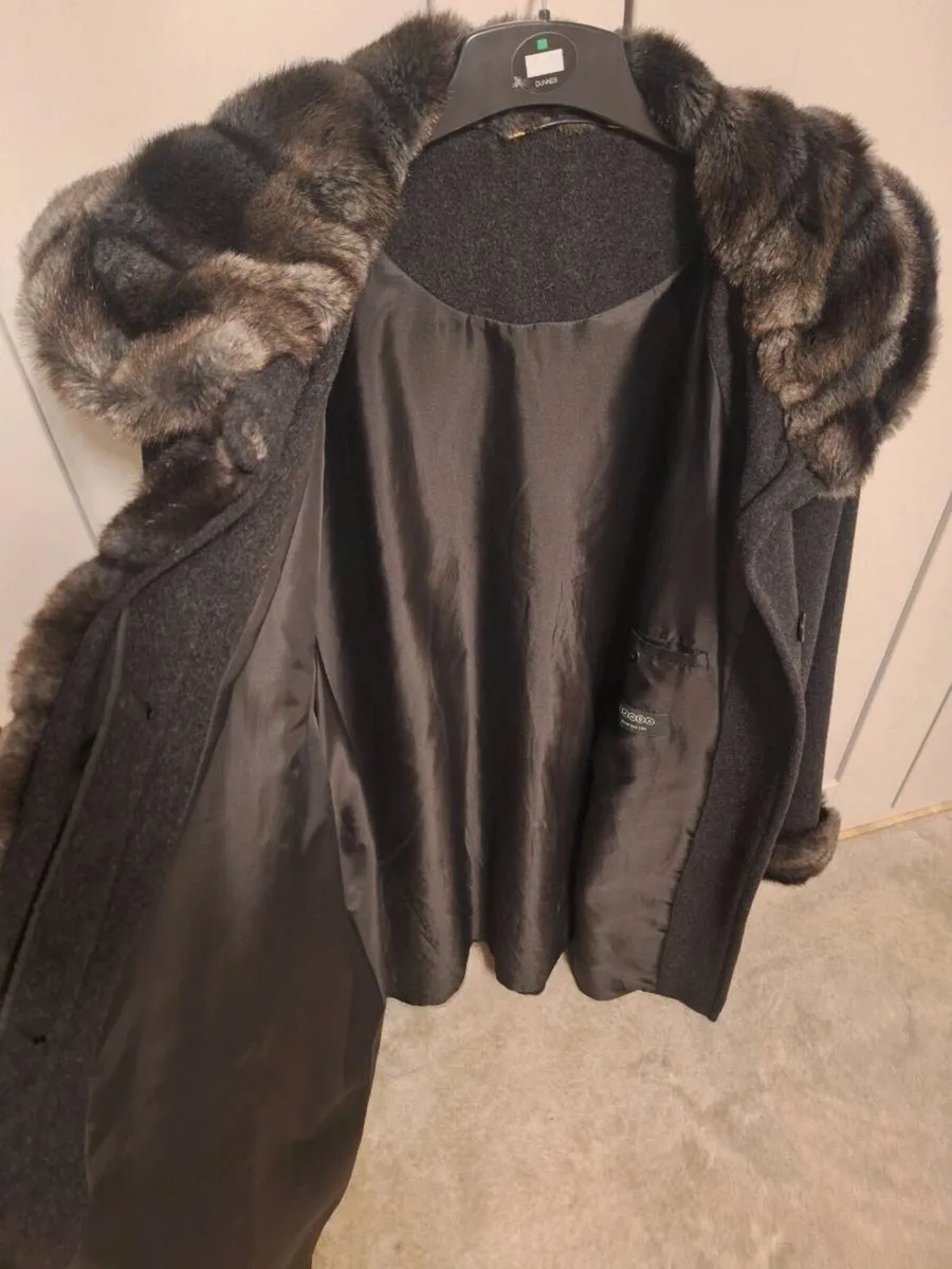 Ladies Black Coat - Image 3