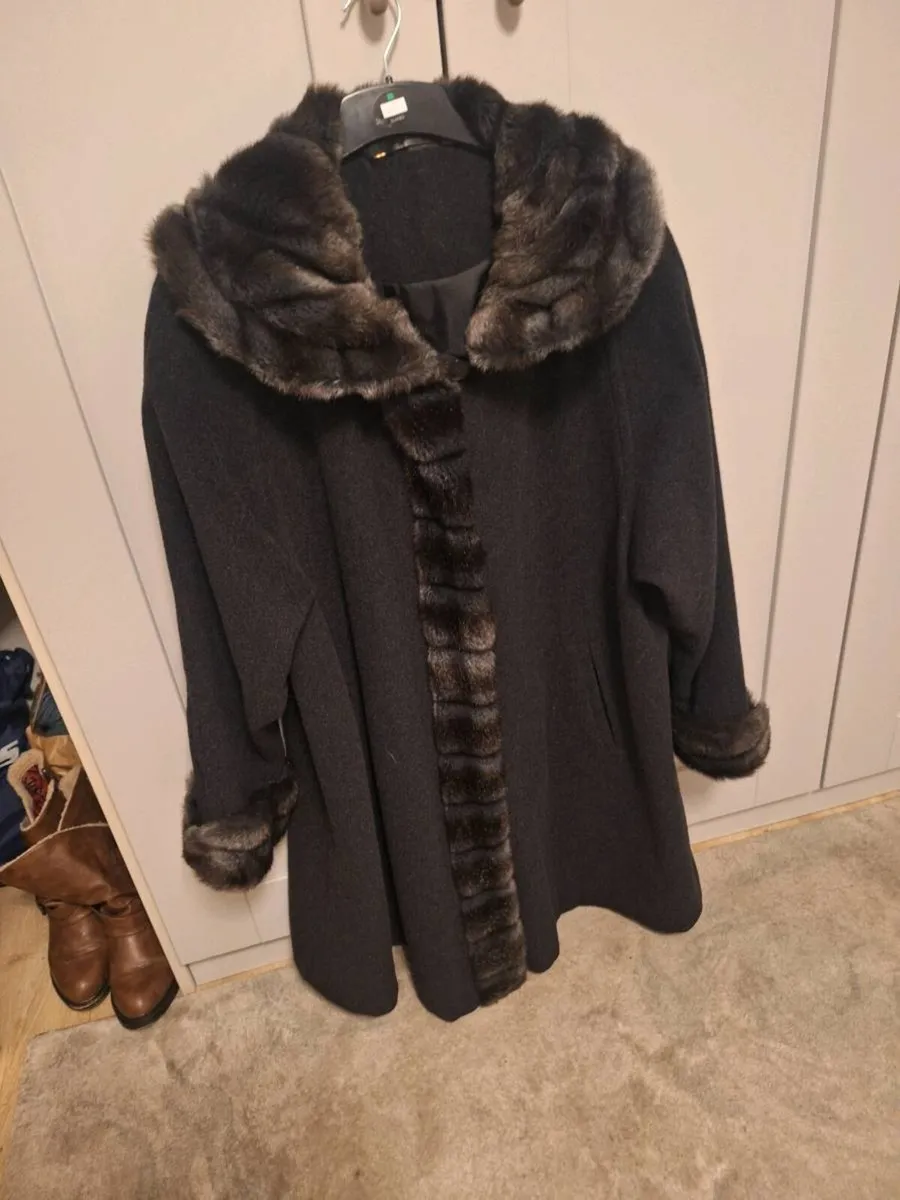 Ladies Black Coat - Image 1