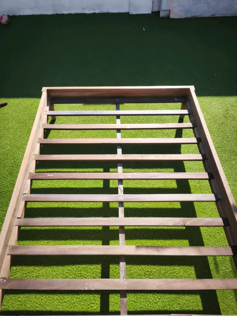 Free Natural wood bed frame - Image 2