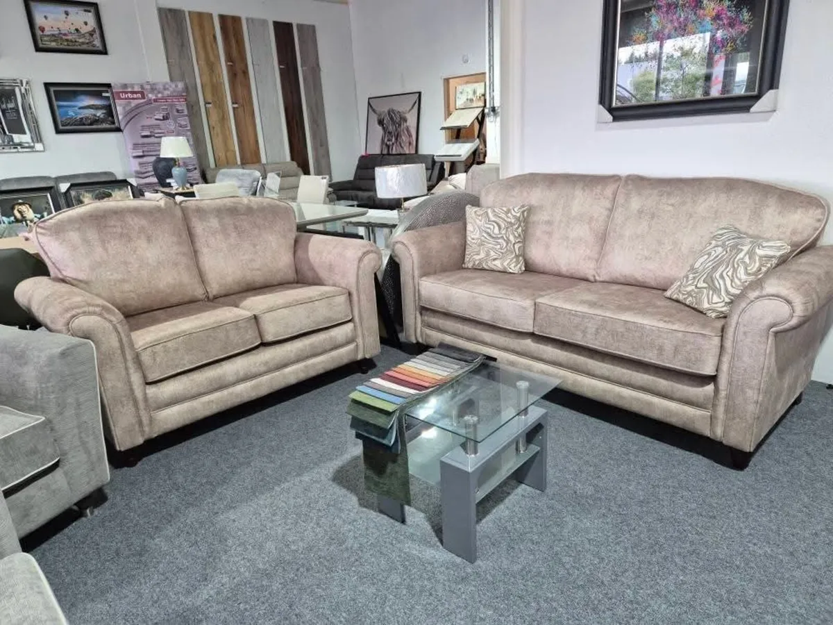 Irish Made Sofa Set - Image 1