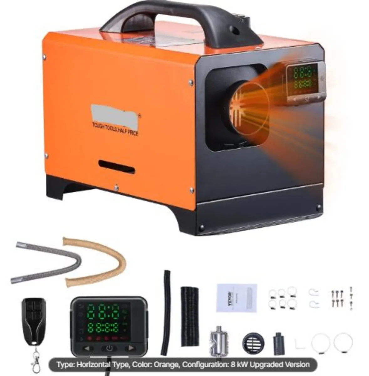 Diesel Air Heater, 12-24V 5-8KW, Fast Heating - Image 1