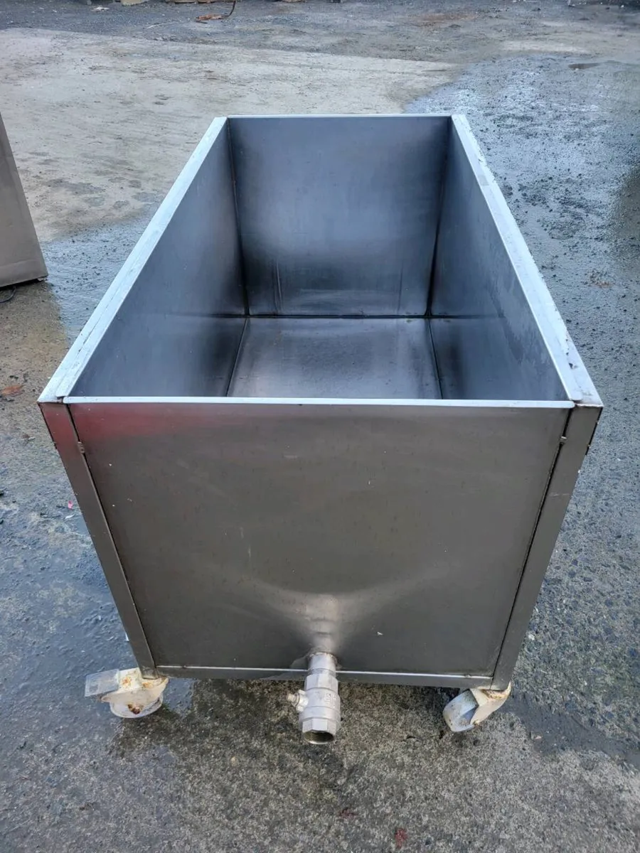 Tank Mobile Rectangular Stainless Steel - Image 2