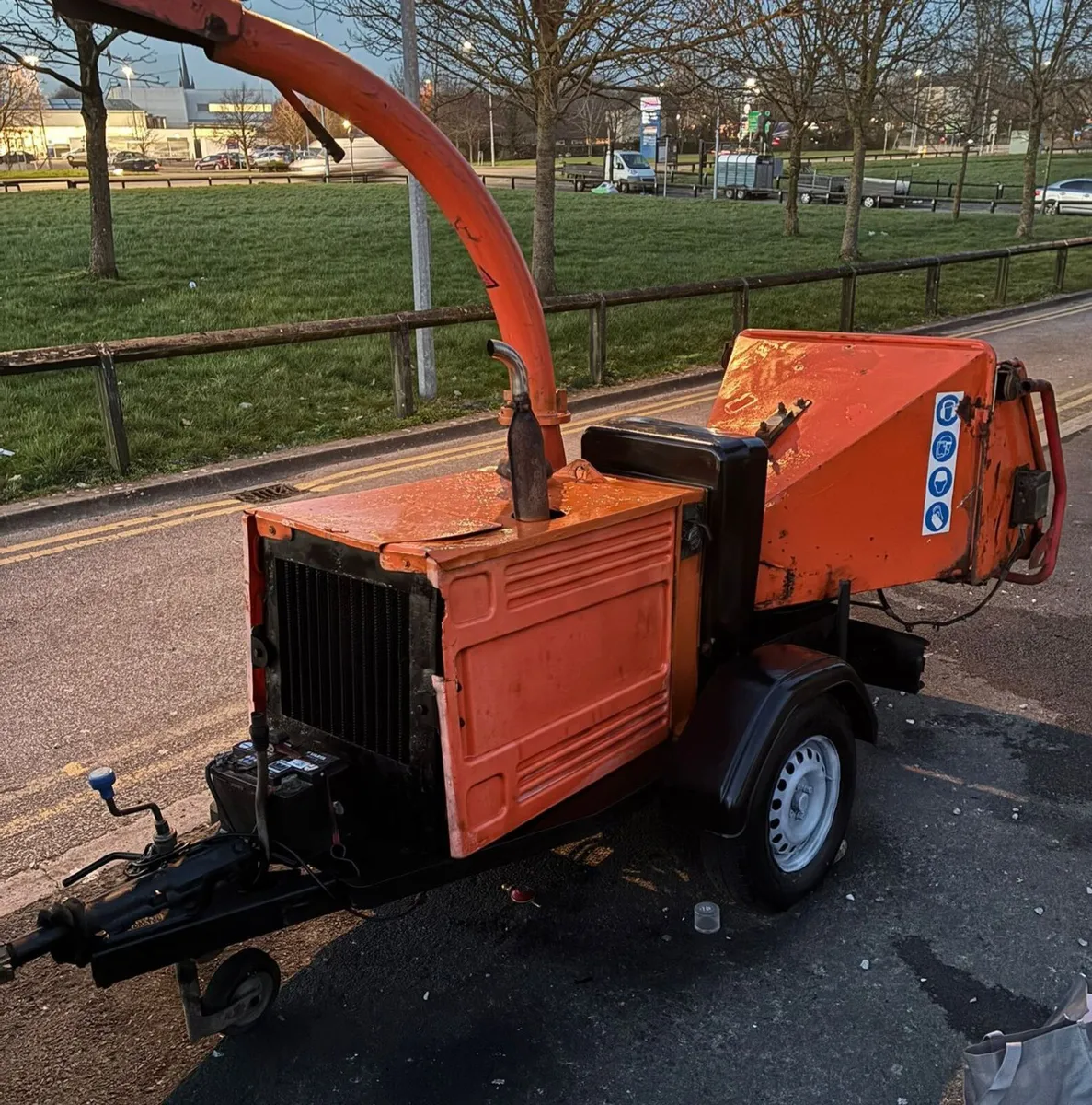 Wood chipper timberwolf kubota diesel - Image 3