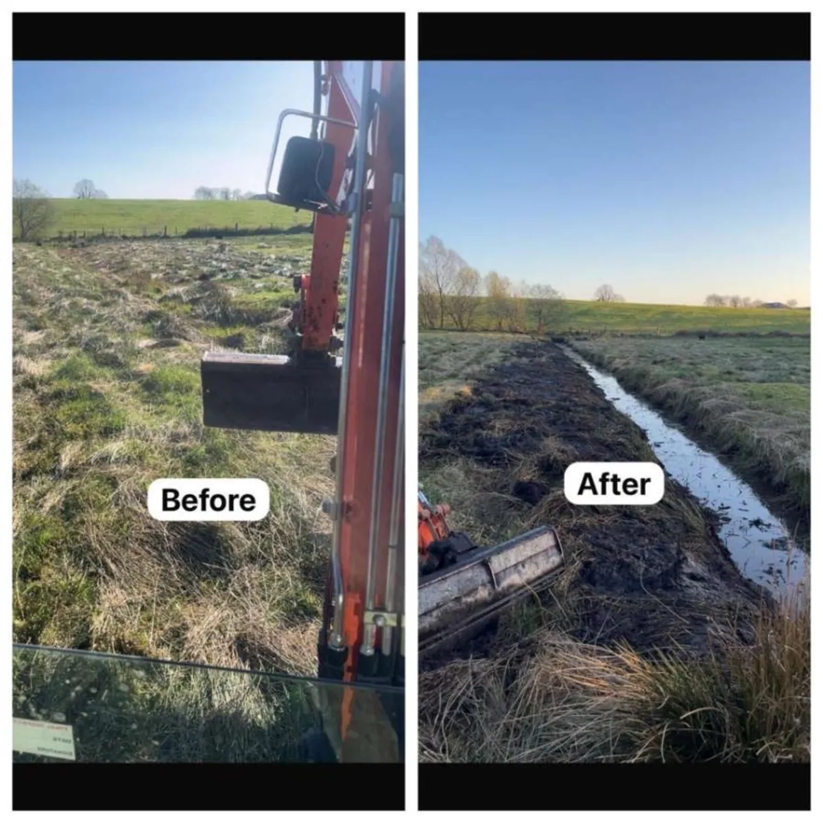 Mini digger hire with driver - Image 3