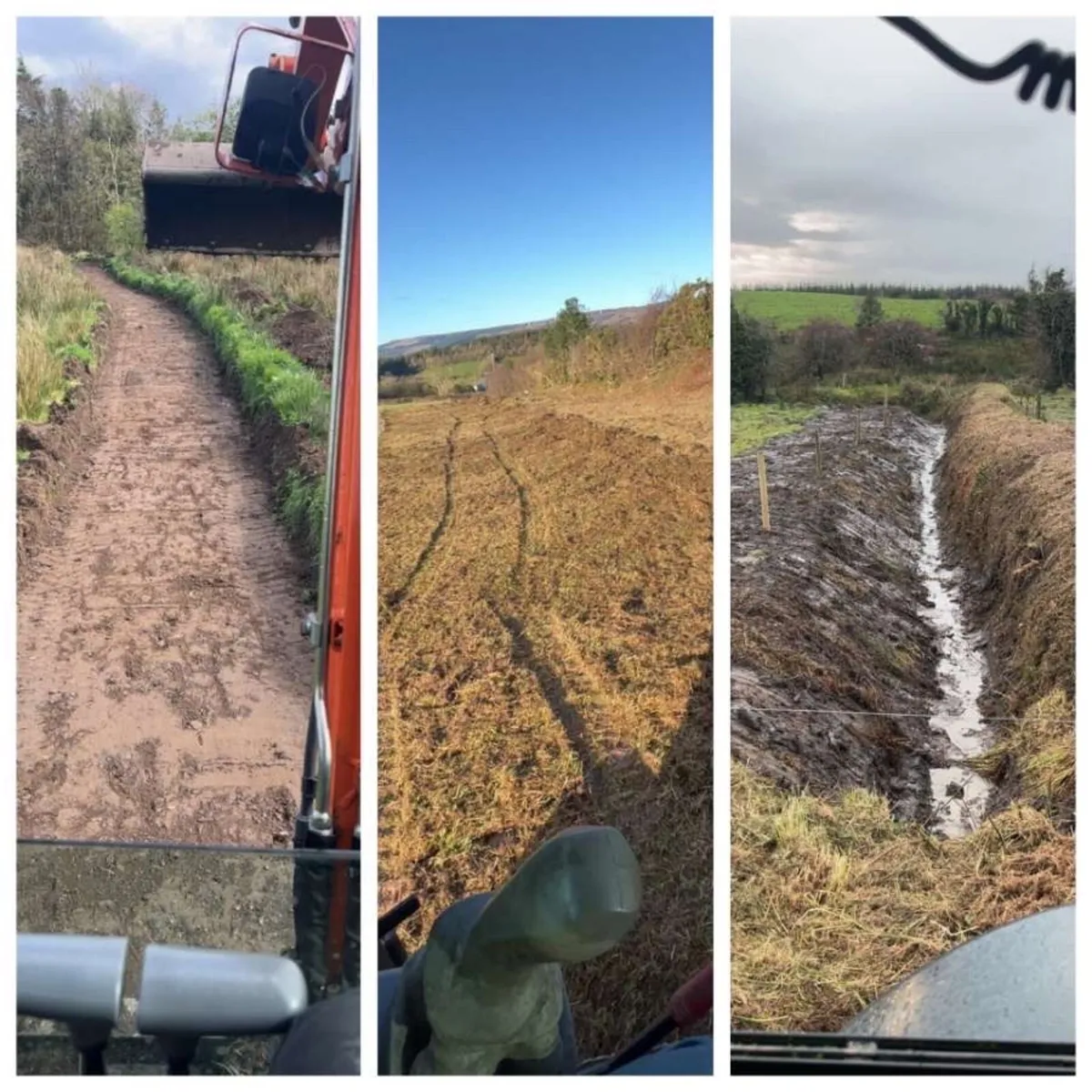 Mini digger hire with driver - Image 4