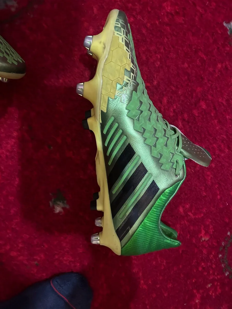 ADIDAS PREDATOR LZ GREEN UK 9.5 - Image 3
