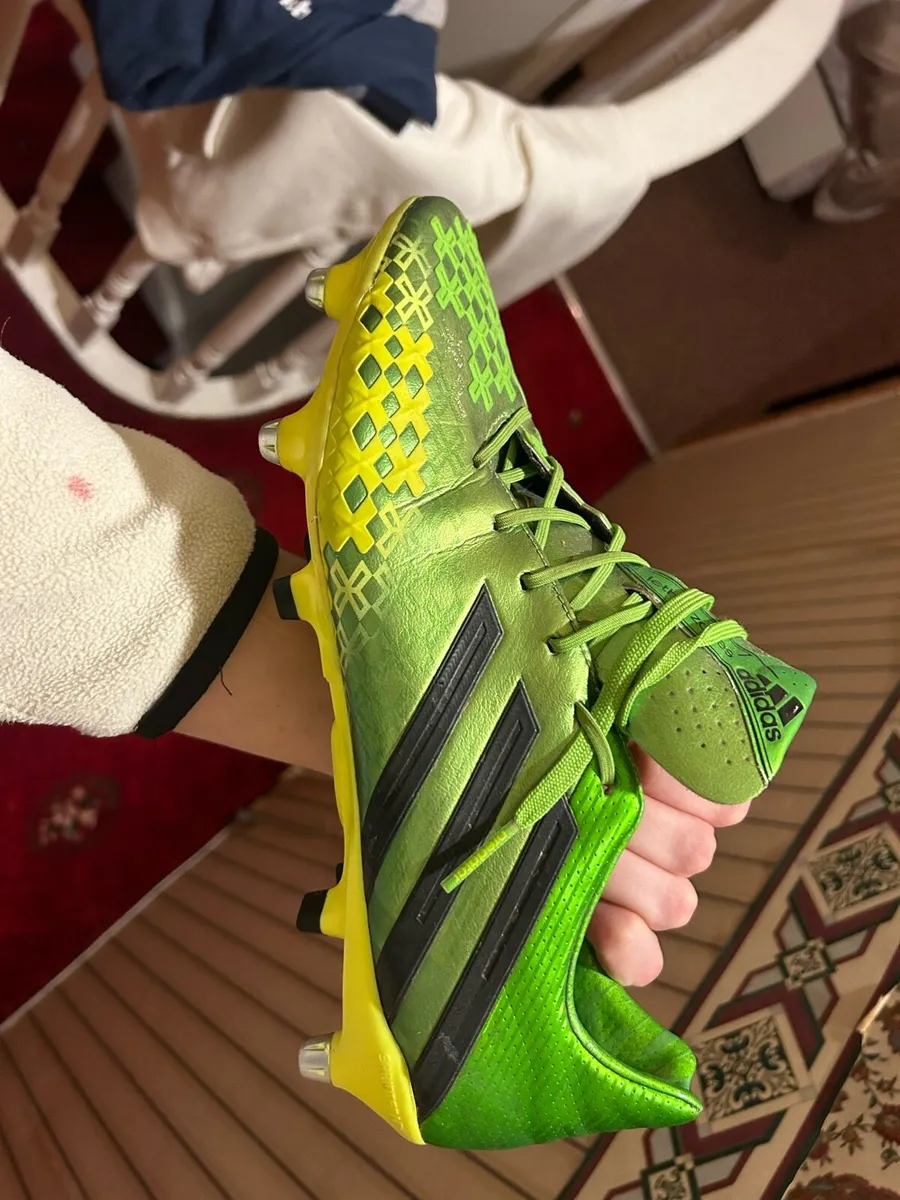 ADIDAS PREDATOR LZ GREEN UK 9.5 - Image 2